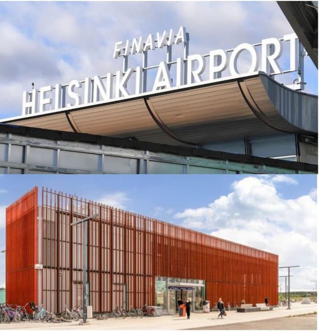 New Studio Cherry Near Helsinki Airport In Kivistoe 반타 외부 사진